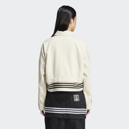 DENIM TRACK TOP