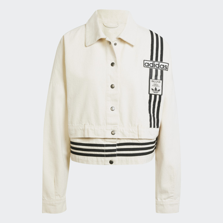DENIM TRACK TOP