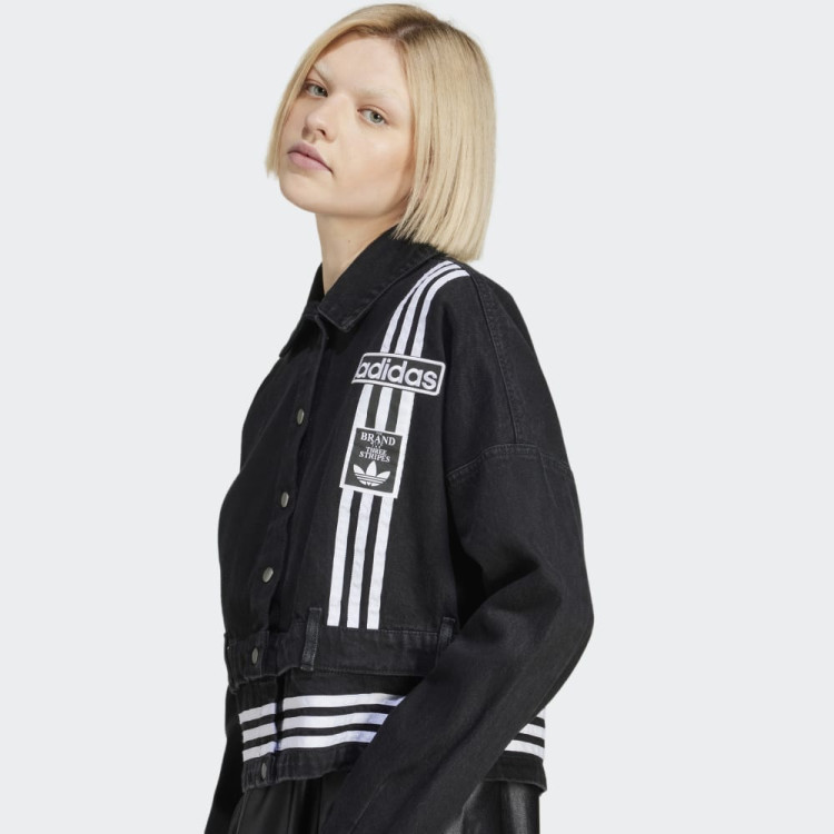 DENIM TRACK TOP