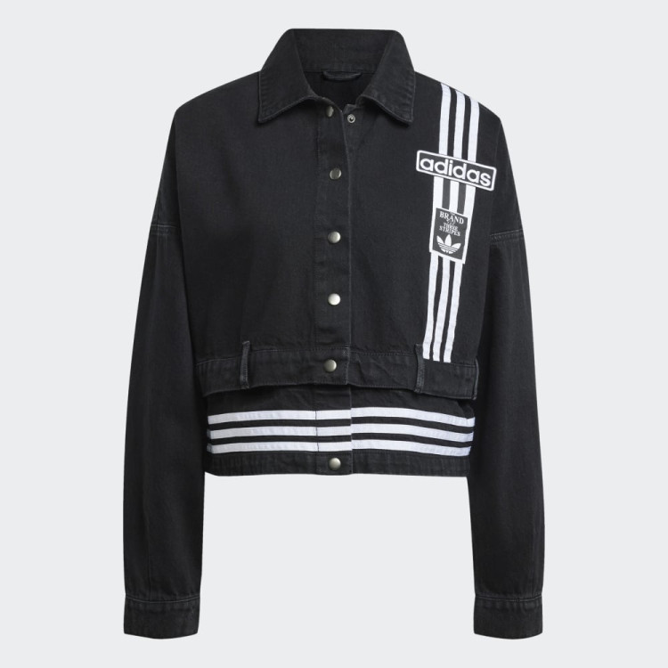 DENIM TRACK TOP