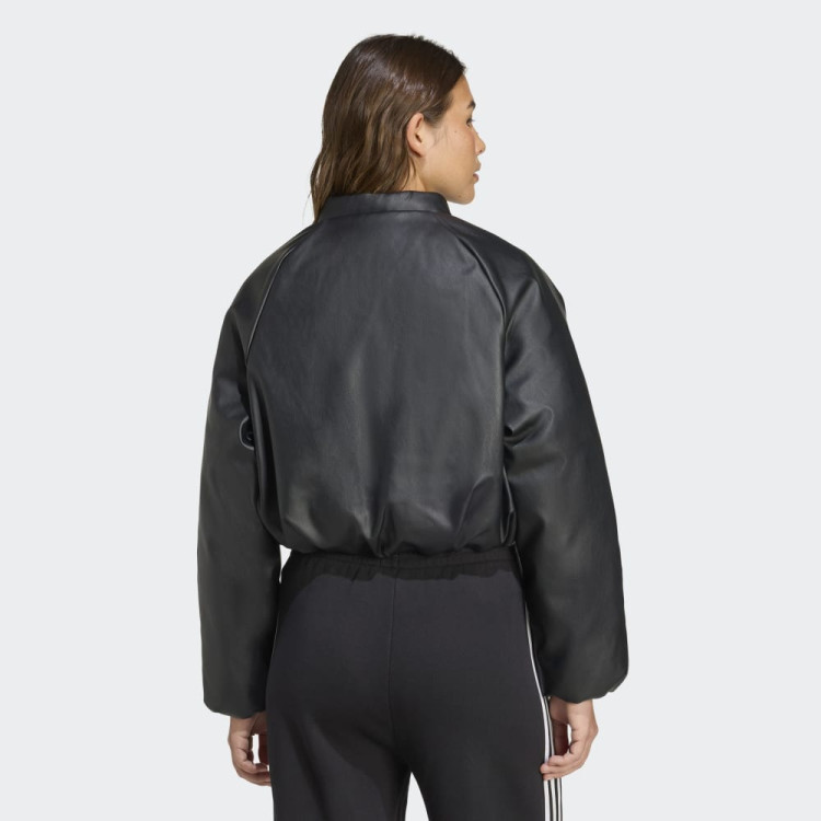 PLEATHER BOMBER