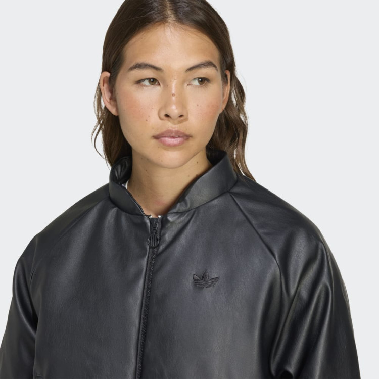 PLEATHER BOMBER